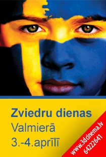 Sweden days in Valmiera to be opened this Sunday