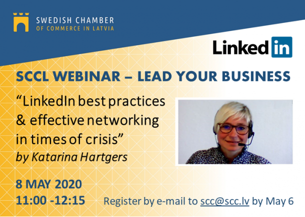 SCCL WEBINAR - LEAD YOUR BUSINESS | LinkedIn best practices & networking