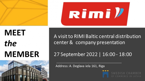 Meet the Member & a company visit | RIMI BALTIC