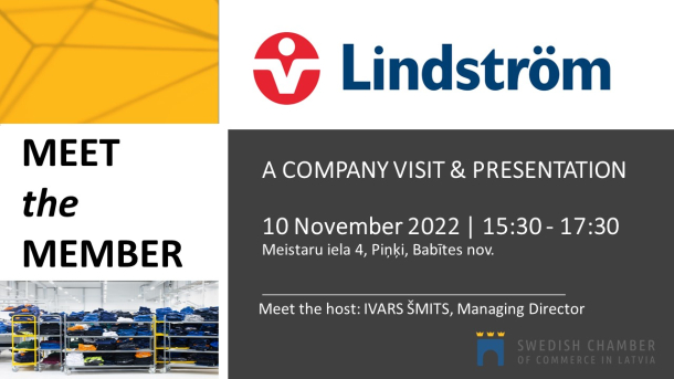 Meet the Member & a company visit | LINDSTRÖM