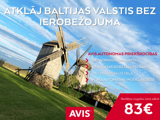 Discover the Baltics with AVIS