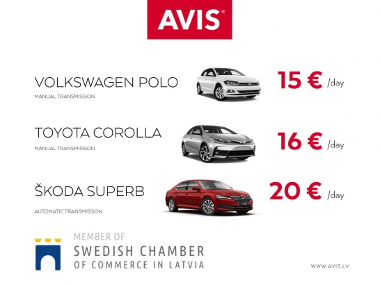 AVIS - a car rental company's special offer