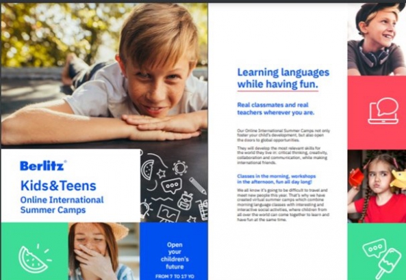 Berlitz International Virtual Summer Camps for Kids & Teens