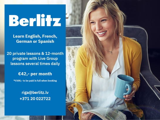 Berlitz celebrates 1 year in Latvia 