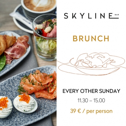 Skyline Bar brunch at Radisson Blu Latvija Conference & Spa Hotel