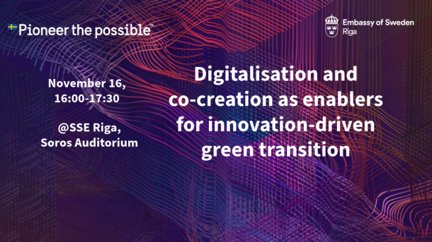 Digitalisation and co-creation as enablers for innovation-driven green transition