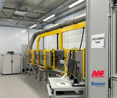 A new filter testing laboratory in Olaine | Dinair Filton | AAF