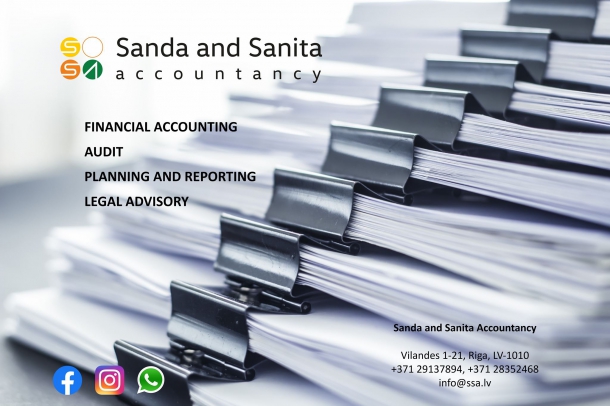 Chamber welcomes a new member - Sanda and Sanita Accountancy SIA