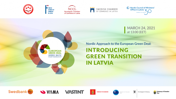WATCH LIVE | Nordic Approach to the European Green Deal: Introducing Green Transition in Latvia