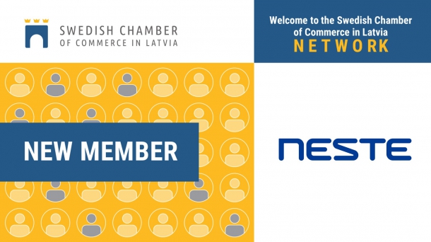 Chamber welcomes a new member - NESTE Latvija SIA