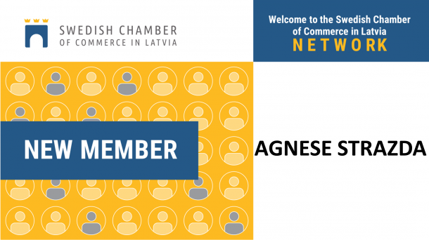 Chamber welcomes a new member - Agnese Strazda