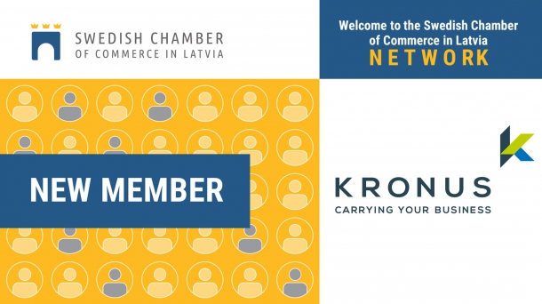 Chamber welcomes a new member - KRONUS SIA 