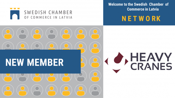 Chamber welcomes a new member - Heavy Cranes SIA