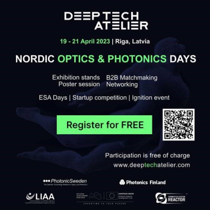  Deep Tech Atelier (DTA) & Nordic Optics and Photonics Conference (NOP-2023)
