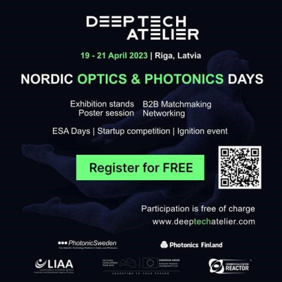 Deep Tech Atelier (DTA) & Nordic Optics and Photonics Conference (NOP-2023)
